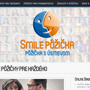 Tvorba web stránky SmilePozicka.sk